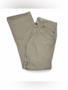 Y2K Low Rise Bootcut Jeans Pants Tan Stretch SO Juniors 7 Long Inseam